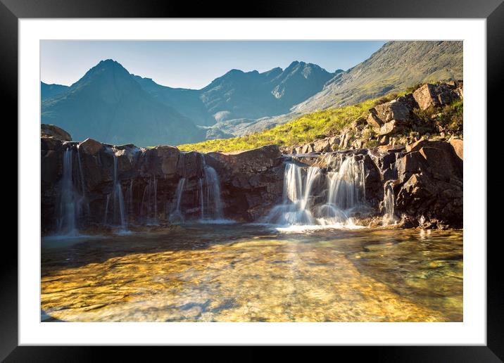 The Fairy Pools, Isle of Skye Framed Mounted Print by Derek Beattie