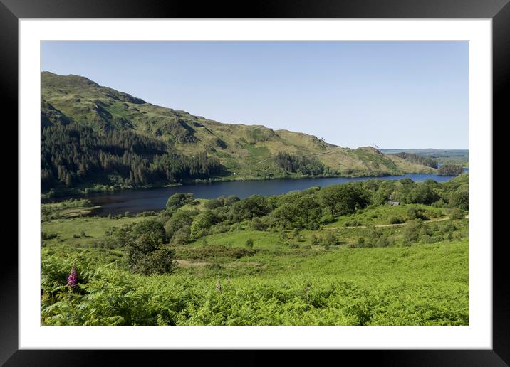 Loch Trool Glentrool Scotland Framed Mounted Print by Derek Beattie