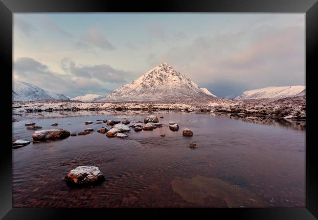 The Buachaille Etive Mor Glencoe Framed Print by Derek Beattie