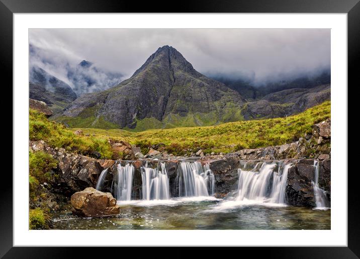 The Fairy Pools Isle of Skye Framed Mounted Print by Derek Beattie