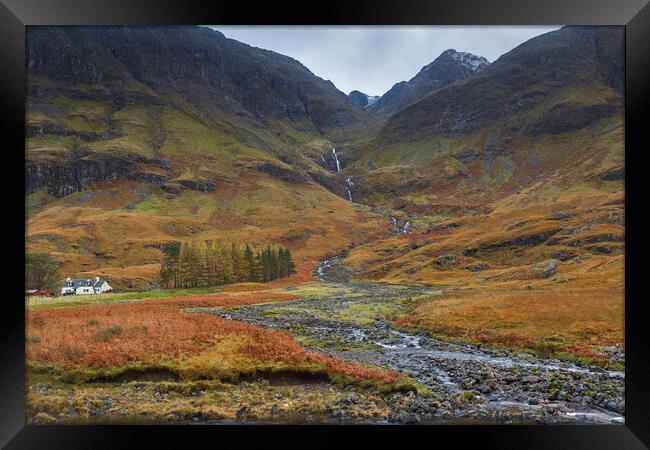 Glencoe Scotland Framed Print by Derek Beattie