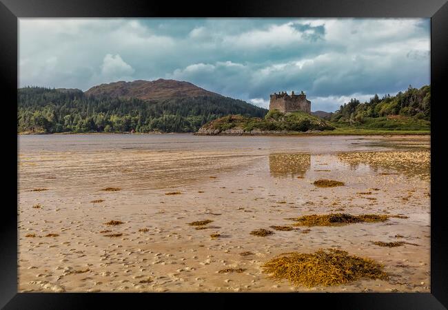 Castle Tioram Scotland Framed Print by Derek Beattie