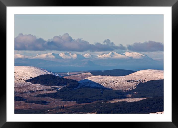 Isle of Arran Framed Mounted Print by Derek Beattie