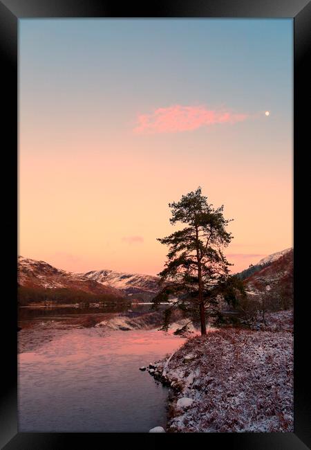 Sunset Loch Trool Framed Print by Derek Beattie
