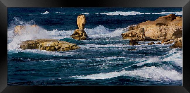 Cyprus Seascape Framed Print by Steven Else ARPS
