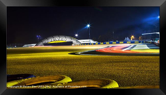 Dunlop Bridge at Le Mans Framed Print by Steven Else ARPS