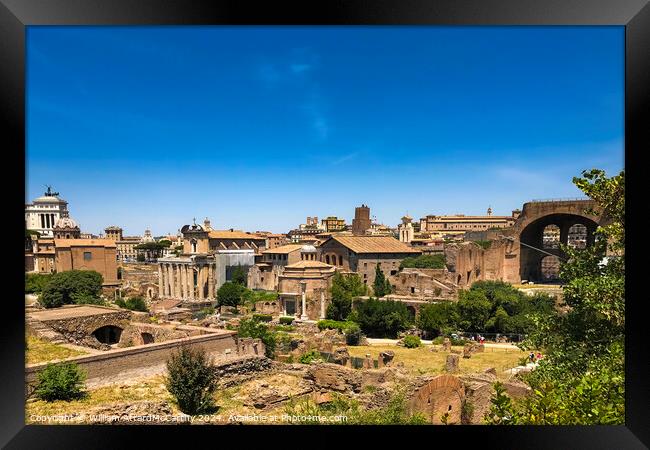 Forum Vista Framed Print by William AttardMcCarthy