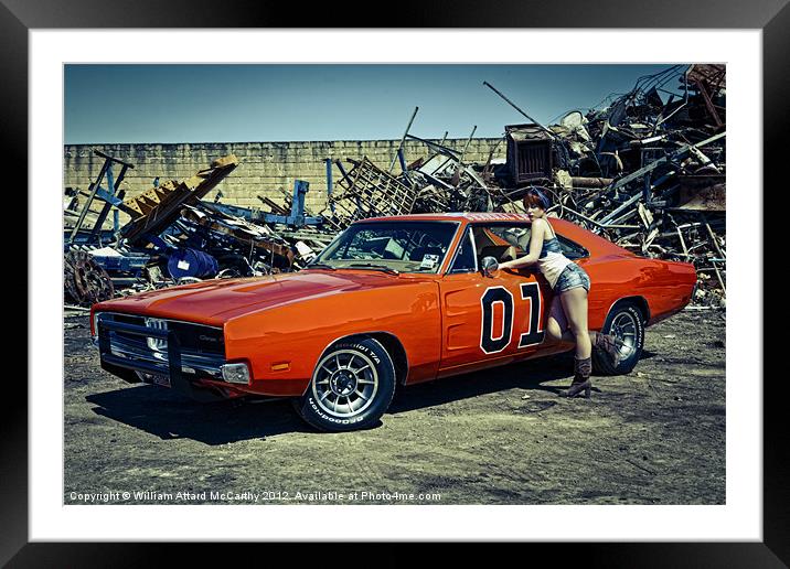 General Lee Framed Mounted Print by William AttardMcCarthy