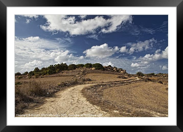 Countryside Framed Mounted Print by William AttardMcCarthy