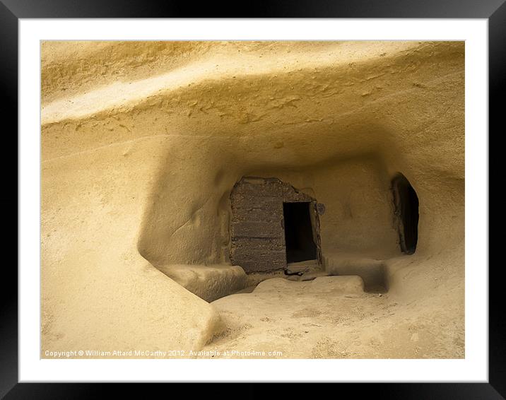 Sandstone Dwelling Framed Mounted Print by William AttardMcCarthy