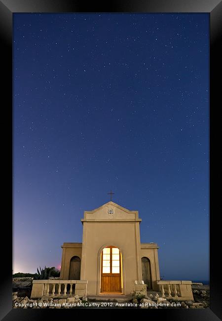 Prayers to Heaven Framed Print by William AttardMcCarthy