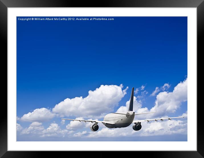 Air Travel Framed Mounted Print by William AttardMcCarthy