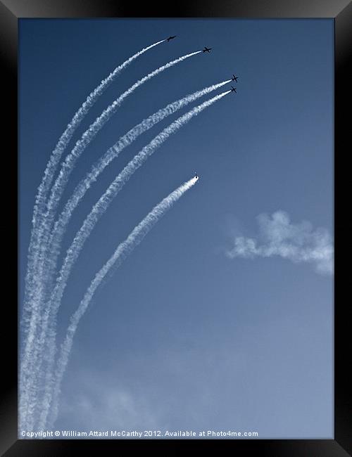 Breitling Jet Team Framed Print by William AttardMcCarthy
