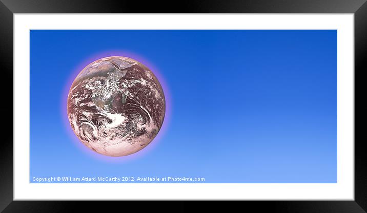 Global Warming Framed Mounted Print by William AttardMcCarthy