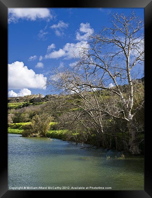 Chadwick Lakes Framed Print by William AttardMcCarthy