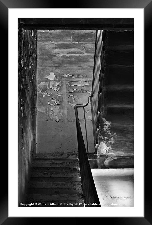 The Stairwell Framed Mounted Print by William AttardMcCarthy