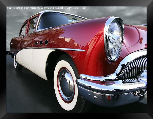 Buick Framed Print by William AttardMcCarthy