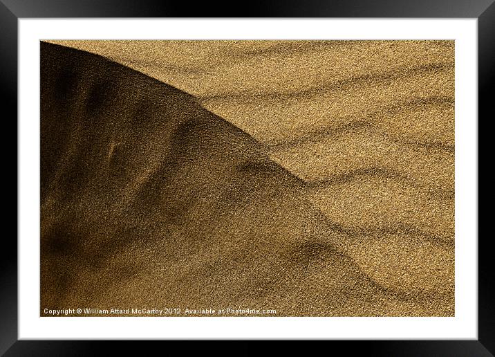 Dune Framed Mounted Print by William AttardMcCarthy