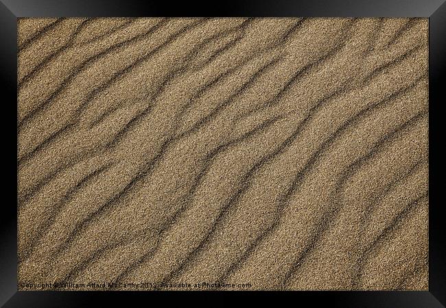 Dune Framed Print by William AttardMcCarthy