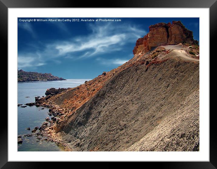 Dunes Framed Mounted Print by William AttardMcCarthy