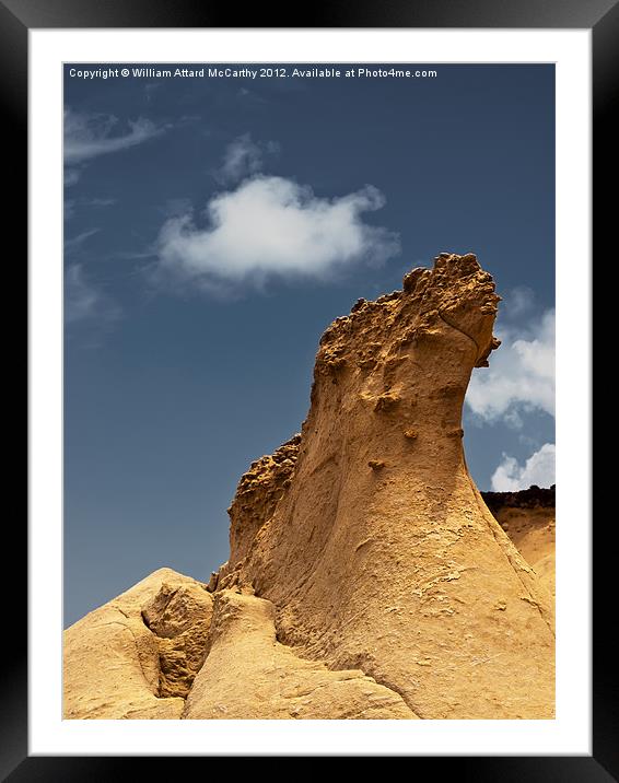 Sandstone Formation Framed Mounted Print by William AttardMcCarthy