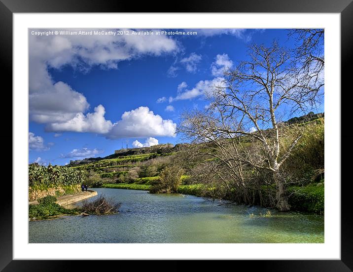 Chadwick Lakes Framed Mounted Print by William AttardMcCarthy