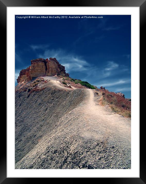 Dunes Framed Mounted Print by William AttardMcCarthy