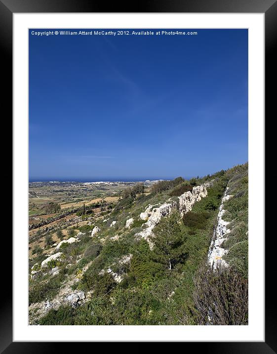 Fort Bingemma Ditch Framed Mounted Print by William AttardMcCarthy