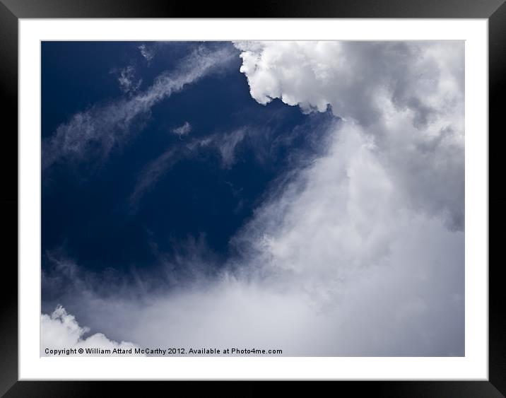 Clouds Framed Mounted Print by William AttardMcCarthy
