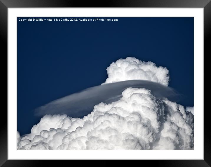 Cumulus and Lenticular Framed Mounted Print by William AttardMcCarthy