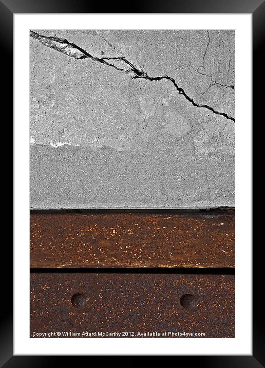 Iron & Concrete Framed Mounted Print by William AttardMcCarthy