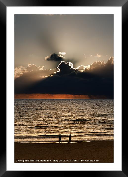 Shine the Light of Love Framed Mounted Print by William AttardMcCarthy