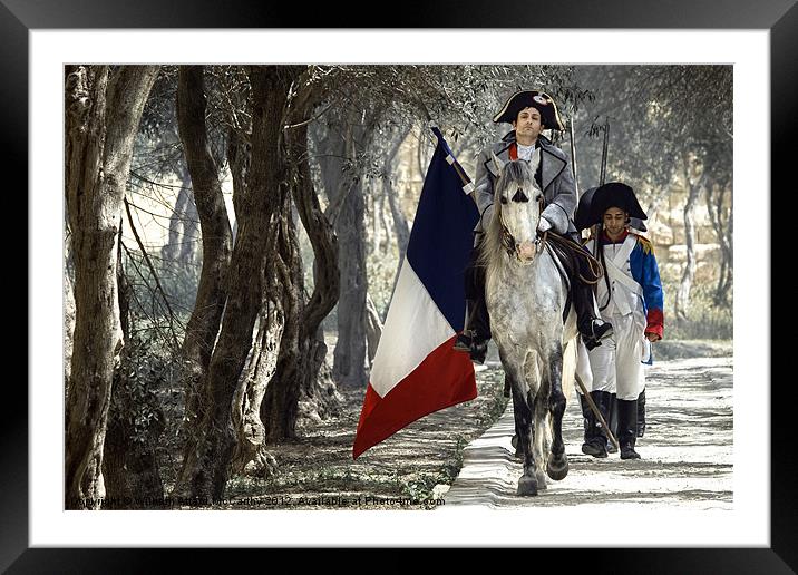 Napoleon Bonaparte Framed Mounted Print by William AttardMcCarthy