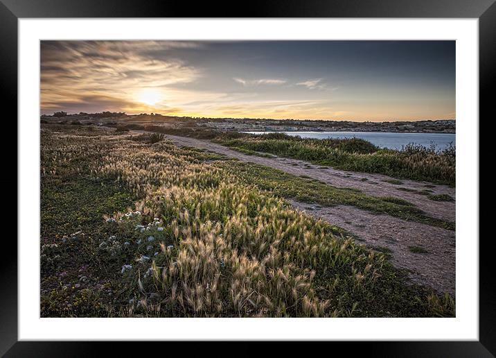 Sunset Over St. Thomas Bay Framed Mounted Print by William AttardMcCarthy