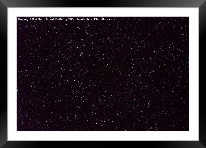 Cygnus Wide Field Framed Mounted Print by William AttardMcCarthy