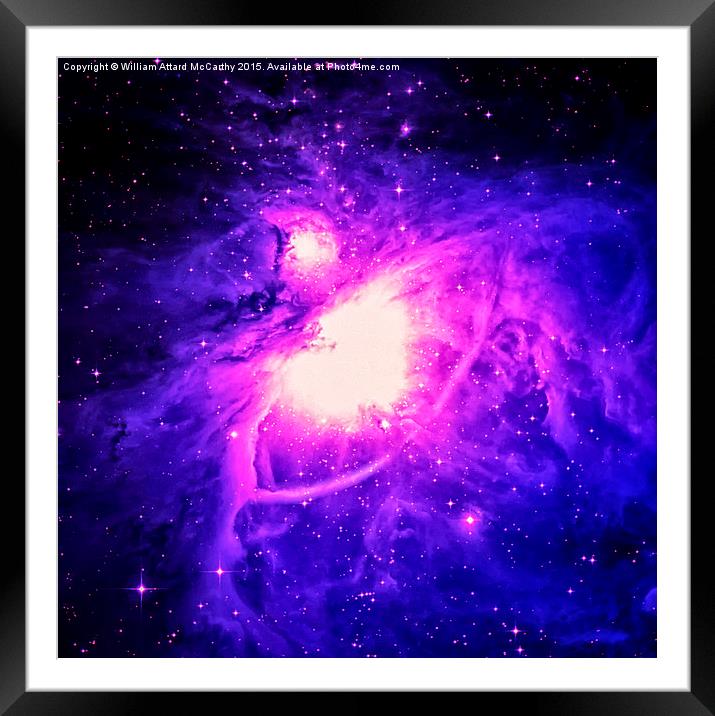 The Eye of Orion Framed Mounted Print by William AttardMcCarthy
