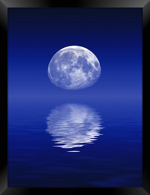 Moonrise Framed Print by William AttardMcCarthy