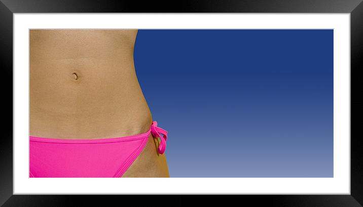 Navel and Thong Framed Mounted Print by William AttardMcCarthy