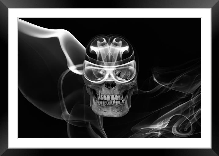 Dont Ride and Smoke Framed Mounted Print by William AttardMcCarthy