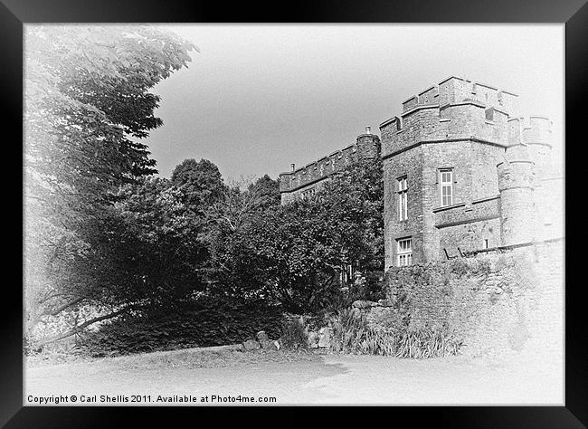 Banwell Castle Framed Print by Carl Shellis