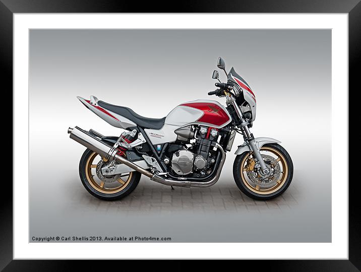 Honda CB1300 Framed Mounted Print by Carl Shellis