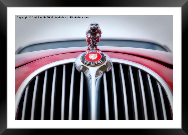  Jaguar mark 2 Framed Mounted Print by Carl Shellis