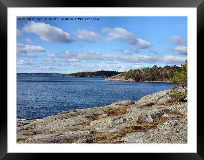 Ingarö Island 3 in colour Framed Mounted Print by Sarah Osterman