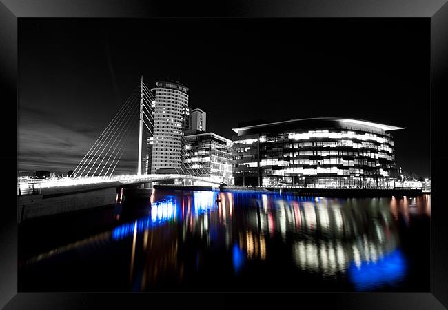 Media City reflection Framed Print by Gary Mather