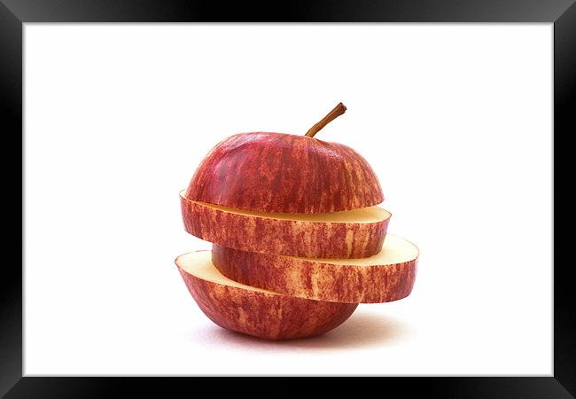 An Apple a Day Canvas Framed Print by Natalie Kinnear