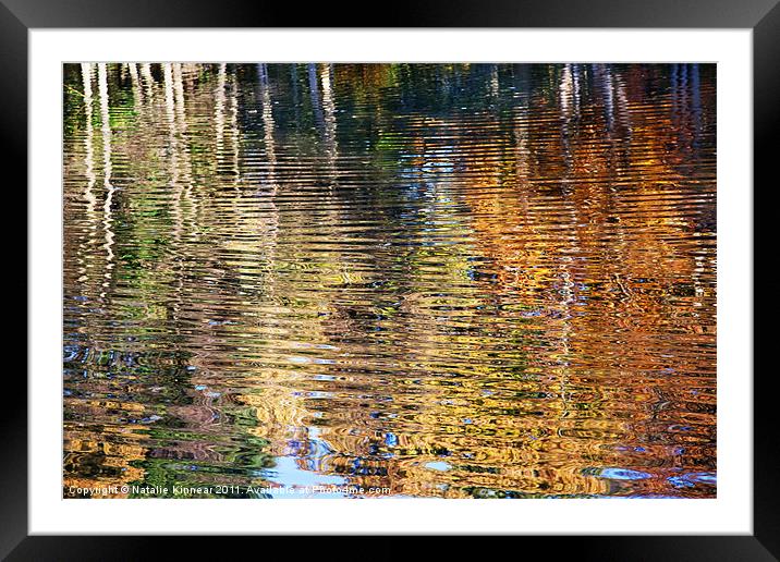 Autumn Reflections I Framed Mounted Print by Natalie Kinnear