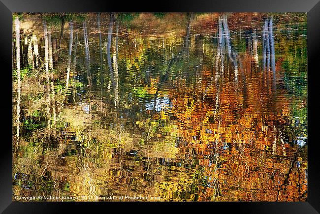 Autumn Reflections II Framed Print by Natalie Kinnear