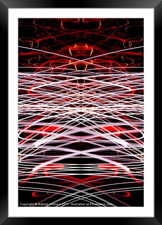Light Fantastic 37 Framed Mounted Print by Natalie Kinnear