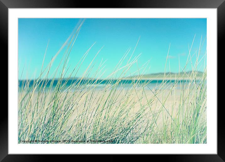 Relax at the Seaside Framed Mounted Print by Natalie Kinnear