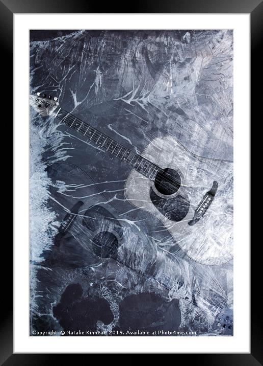 Ice Guitars Framed Mounted Print by Natalie Kinnear